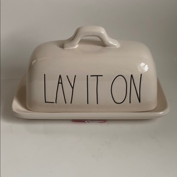Rae Dunn Other - New Rae Dunn Lay It On 2 Pieces Butter Dish